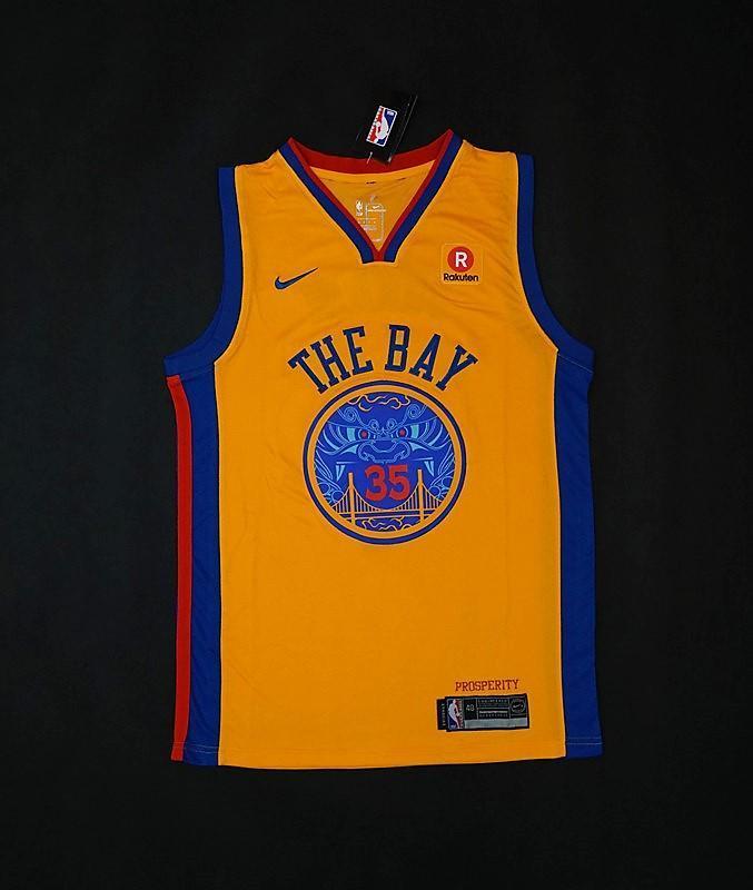 Nike NBA Kevin Durant The Bay Jersey CNY CITY EDITION GOLDEN STATE Warriors  XL