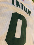 Men 0 Jayson Tatum Jersey White Boston Celtics Jersey Player version