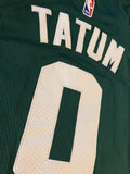 Men 0 Jayson Tatum Jersey Green Boston Celtics Jersey Authentic Player