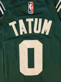 Men 0 Jayson Tatum Jersey Green Boston Celtics Jersey Authentic Player