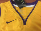 Men 0 Kyle Kuzma Jersey Yellow Los Angeles Lakers Swingman Fanatics