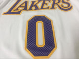 Men 0 Kyle Kuzma Jersey White Los Angeles Lakers Swingman Fanatics