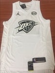 Men 2018 All Star 0 Russell Westbrook Jersey White Oklahoma City Thunder