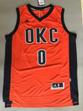 Men OKC 0 Russell Westbrook Jersey Oklahoma City Thunder Swingman