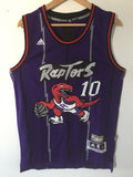 Men 10 DeMar DeRozan Jersey Purple Toronto Raptors Throwback Swingman