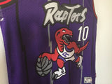 Men 10 DeMar DeRozan Jersey Purple Toronto Raptors Throwback Swingman