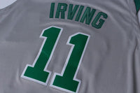 Men 11 Kyrie Irving Celtics Jersey Gray City Edition Authentic Player