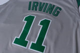 Men 11 Kyrie Irving Celtics Jersey Gray City Edition Authentic Player