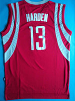 Men 13 James Harden Jersey Red Swingman Houston Rockets Fanatics