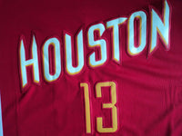 Men 13 James Harden Swingman Jersey Red Yellow Houston Rockets Fanatics