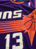Men 13 Steve Nash Jersey Purple Phoenix Suns Throwback Swingman Jersey