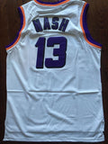Men 13 Steve Nash Jersey White Phoenix Suns Throwback Swingman Jersey
