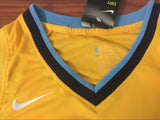 Men 15 Nikola Jokic Jersey Yellow Denver Nuggets Swingman Jersey Fanatics