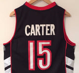 Men 15 Vince Carter Jersey Black Toronto Raptors Swingman Jersey Throwback