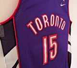 Men 15 Vince Carter Jersey Purple Toronto Raptors Swingman Jersey Throwback
