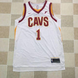 Men 1 Derrick Rose Jersey White Cleveland Cavaliers Jersey Player Special