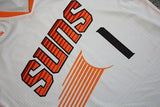 Men 1 Devin Booker Jersey White Phoenix Suns Throwback Swingman Jersey
