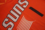 Men 1 Devin Booker Jersey Orange Phoenix Suns Throwback Swingman Jersey