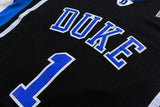 Men 1 Kyrie Irving Jersey Duke Blue Devils Jersey Throwback Swingman