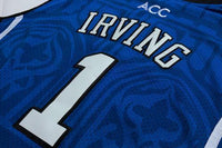 Men 1 Kyrie Irving Jersey Blue color Duke Blue Devils Swingman Jersey