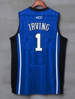 Men 1 Kyrie Irving Jersey Blue color Duke Blue Devils Swingman Jersey