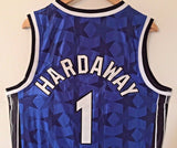 Men 1 Penny Hardaway Jersey Blue Orlando Magic Thowback Swingman Jersey