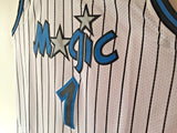 Men 1 Penny Hardaway Jersey White Orlando Magic Thowback Swingman Jersey