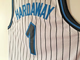 Men 1 Penny Hardaway Jersey White Orlando Magic Thowback Swingman Jersey