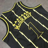 Men 1 Tracy McGrady Jersey Gold Toronto Raptors Jersey Swingman Special