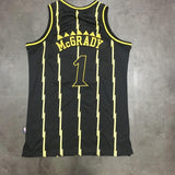 Men 1 Tracy McGrady Jersey Gold Toronto Raptors Jersey Swingman Special