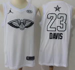 Men 2018 All Star 23 Anthony Davis Jersey White New Orleans Pelicans