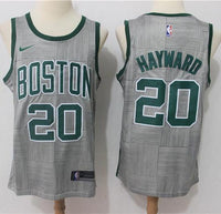 Men Boston Celtics 20 Gordon Hayward Jersey Gray City Edition