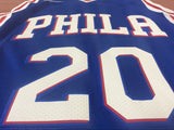 Men 20 Markelle Fultz Jersey Blue Philadelphia 76ers Swingman Jersey Fanatics