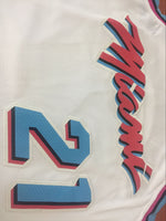 Men 21 Hassan Whiteside City Jersey White Miami Heat Jersey Fanatics Swingman