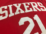 Men 21 Joel Embiid Jersey Red Philadelphia 76ers Swingman Jersey Fanatics