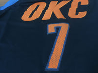 Men 7 Carmelo Anthony Jersey Blue Oklahoma City Thunder Fanatics