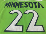 Men 22 Andrew Wiggins Jersey Green Minnesota Timberwolves Fanatics