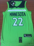 Men 22 Andrew Wiggins Jersey Green Minnesota Timberwolves Fanatics