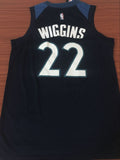 Men 22 Andrew Wiggins Jersey Black Minnesota Timberwolves Fanatics