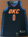 Men 0 Russell Westbrook Jersey Blue Oklahoma City Thunder Jersey Fanatics