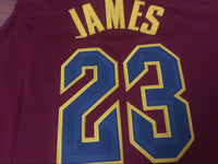 Men CAVS 23 Lebron James Jersey Red Cleveland Cavaliers Jersey Player