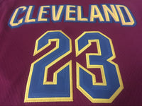 Men CAVS 23 Lebron James Jersey Red Cleveland Cavaliers Jersey Player