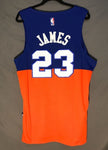 Men CAVS 23 Lebron James Jersey Orange Cleveland Cavaliers Jersey Swingman
