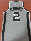 Men 2 Kawhi Leonard Jersey Gray San Antonio Spurs Swingman Fanatics version