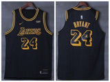 Men 24 Kobe Bryant Jersey City Edition Black Los Angeles Lakers Jersey Player