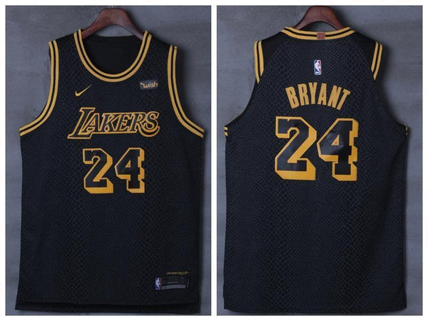Men 24 Kobe Bryant Jersey City Edition Black Los Angeles Lakers Jersey Player