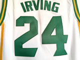 Men 24 Kyrie Irving Jersey White St. Patrick High School Swingman Jersey