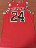 Men 24 Lauri Markkanen Jersey Red Chicago Bulls Swingman Jersey Fanatics