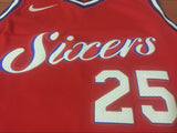 Men 25 Ben Simmons City Jersey Red Philadelphia 76ers Swingman Fanatics