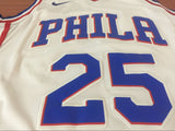 Men 25 Ben Simmons Jersey White Swingman Philadelphia 76ers Jersey Fanatics